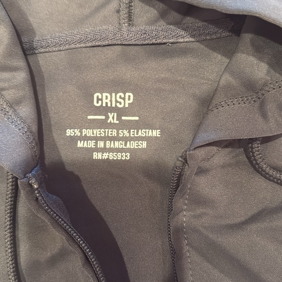 Casual Gray Zip-Up Hoodie by Crisp - Picture 5 of 5